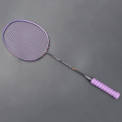 SHZBCDN - Raqueta de bádminton 100 % fibra de carbono, raqueta de entrenamiento ultraligera, raqueta profesional con bolsas para adultos (color B,