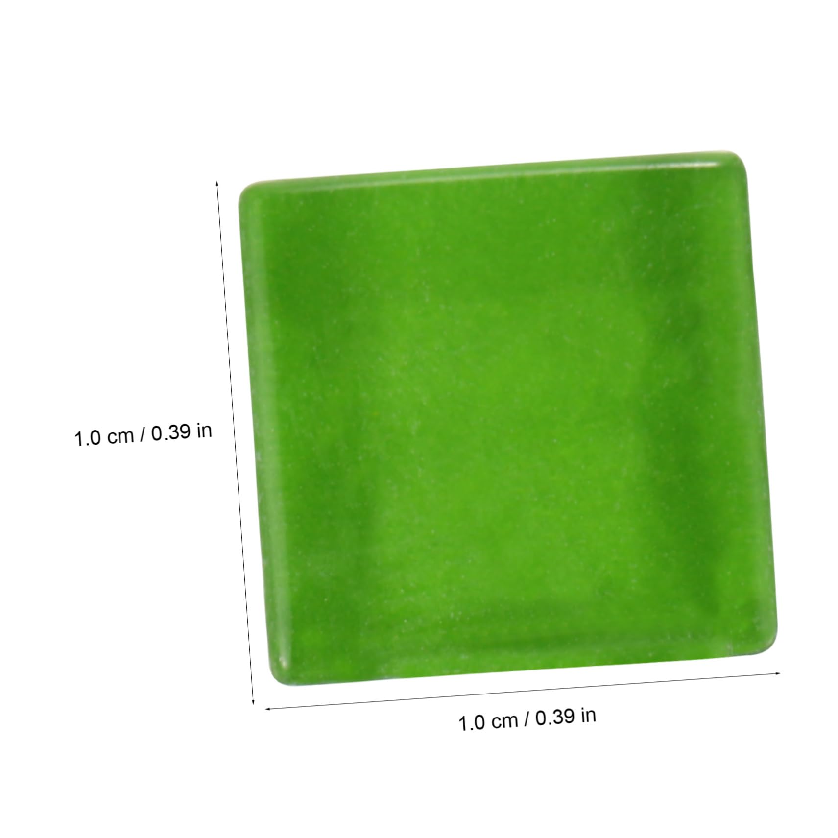 Piezas de Cristal para Mosaico Diy, Cuadradas, 1200 Piezas