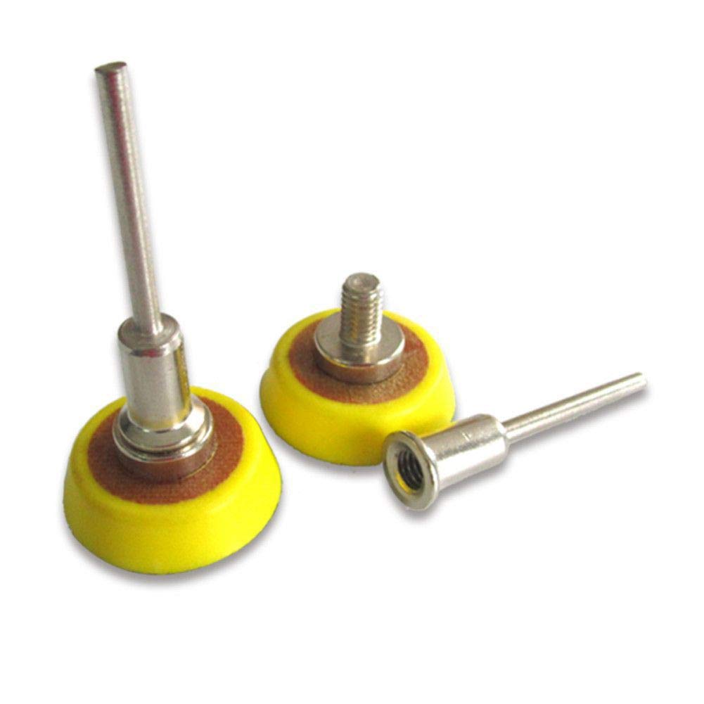 Disque de ponçage mini pad de support 1.2 avec tige 3mm pour outil rotatif de polissage