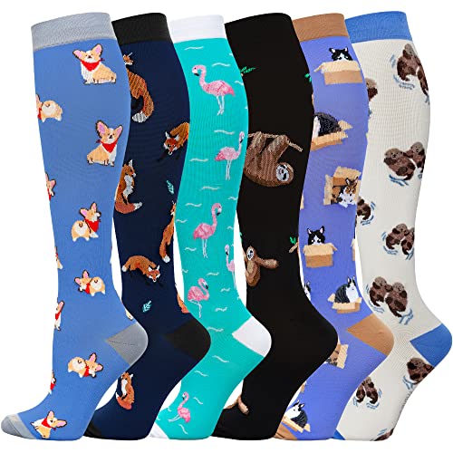 Compression Socks Women and Men, 20-30mmHg, Best for Nurses, Travel ...