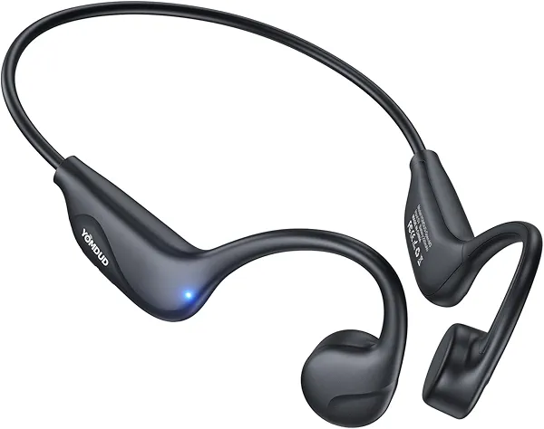 Yomdud Bone Conduction Headphones,Open Ear Headphones Bluetooth 5.4 with Mic,10H Playtime,Bone Conduction Earbuds IPX5 Waterproof,Sports Headphonefor Running,Gym,Hiking,Cycling