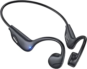 Bone Conduction Headphones,Open Ear Headphones Bluetooth 5.4 with Mic,10H Playtime,Bone Conduction Earbuds IPX5 Waterproof,Sports Headphonefor Running,Gym,Hiking,Cycling asin的图片