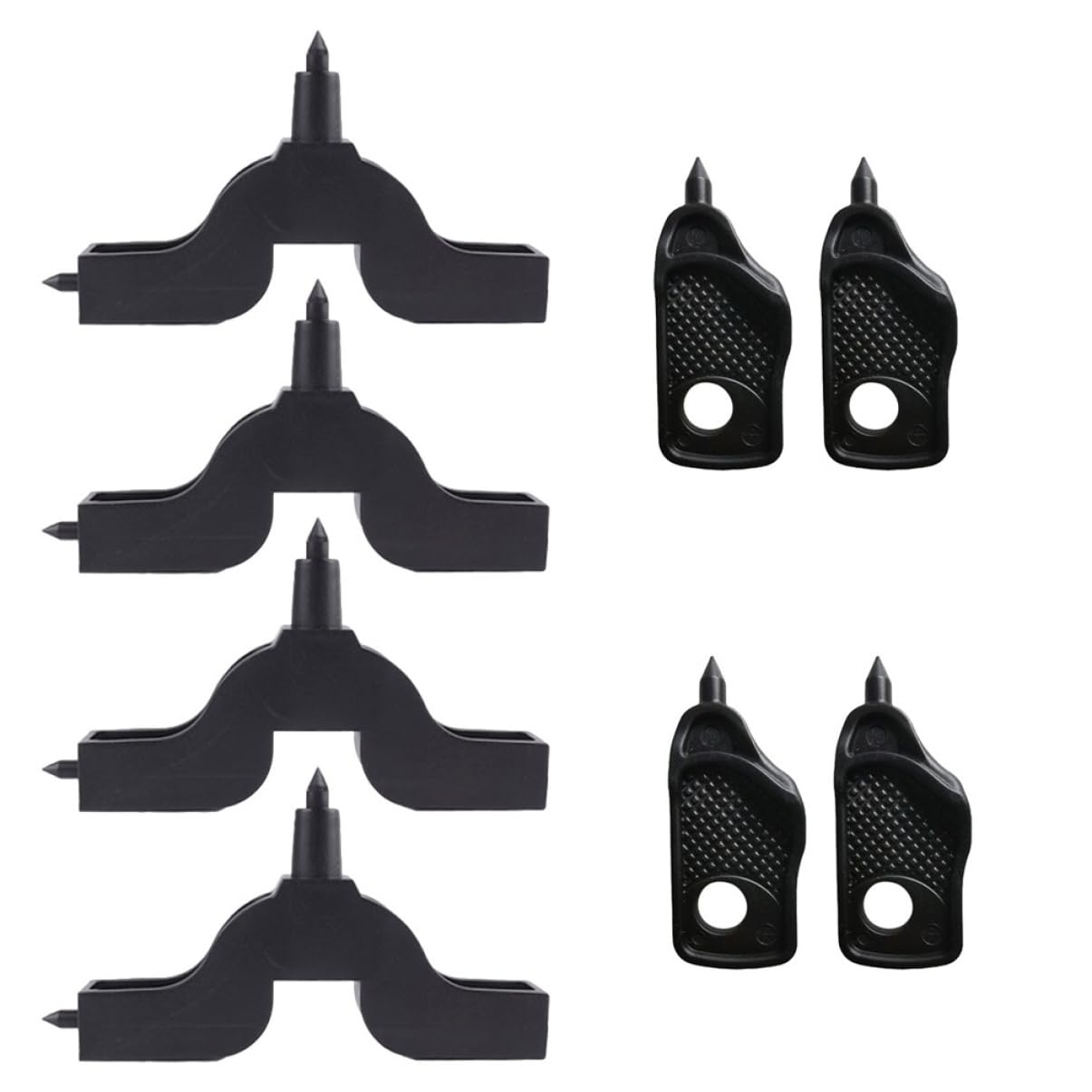 Mikikit 5 Set Irrigazione A Goccia Foro Emettitore Tubo Flessibile Ugello Perforatore Automatico Strumenti Tubo Flessibile Per Acqua Tubo Flessibile Per Ammollo Da Giardino 8 pezzi * 5