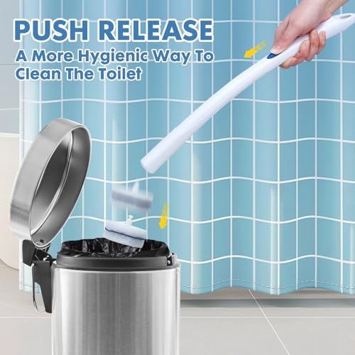 Image of Compatible with Clorox Toilet Wand - Disposable Toilet Brush Head Refills (40 Count)