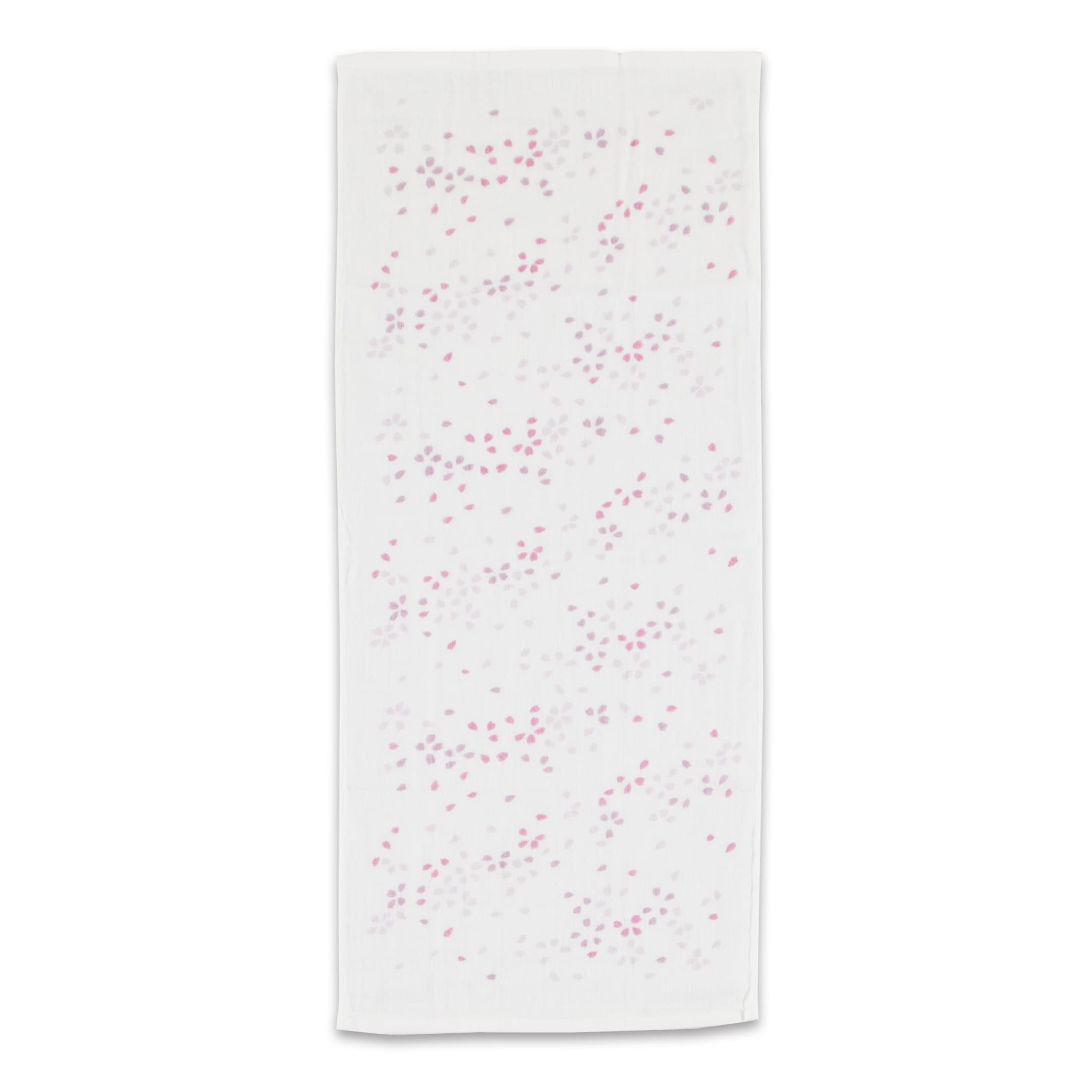 NOREN Japanisches Baumwollhandtuch Senshu (Osaka) 84x34cm Made in Japan 100% (Kirschblüten Schneesturm)