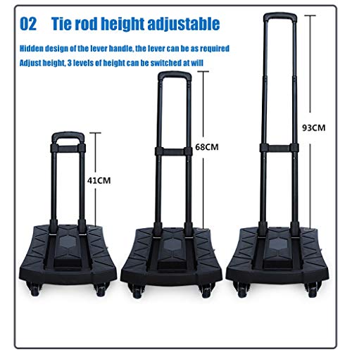 Carretilla plegable con ruedas 5 y capacidad 200 kg miniatura 7