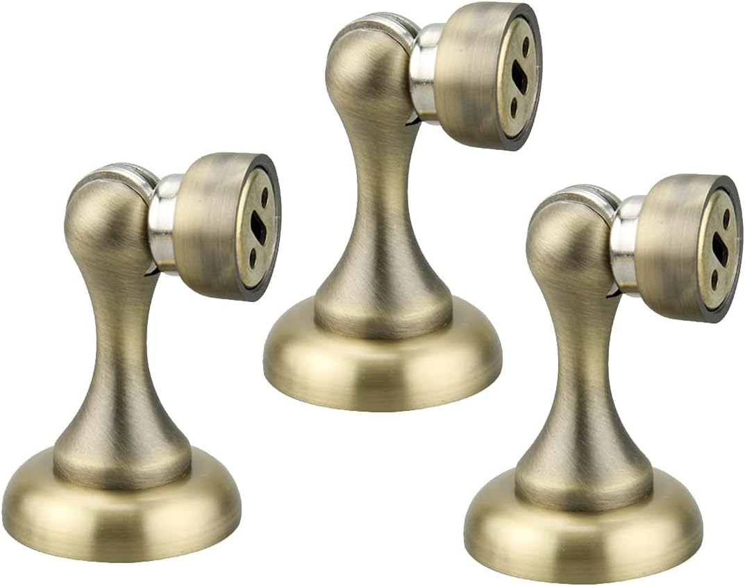 Door Stop， Vintage Door Stopper Antique Brass