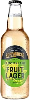 Kopparberg Fruit Lager Lemon & Lime beer 8x500ml bottles