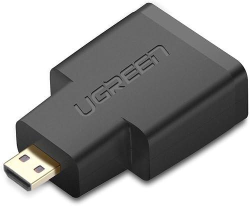 Ugreen 20106 Micro HDMI Male to HDMI Female Adapter, Black