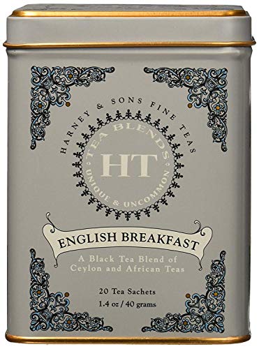 Image of Harney & Sons English Breakfast, 20 Teabags per Pack, (Pack of 4)
