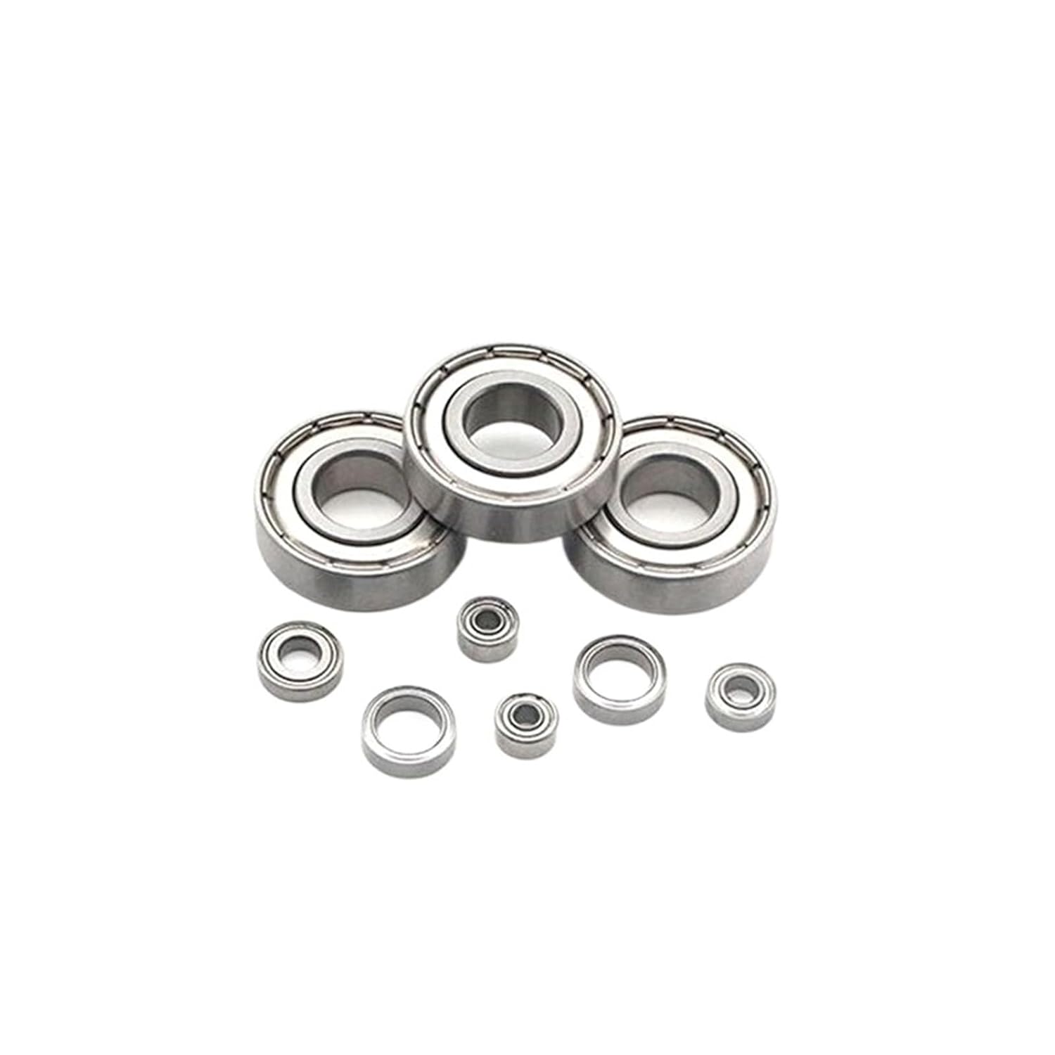 Stainless Steel Bearings S603 S604 S605 S606 S607 S608 S609ZZ 2/10Pcs(2PCS,S609ZZ 9x24x7mm)