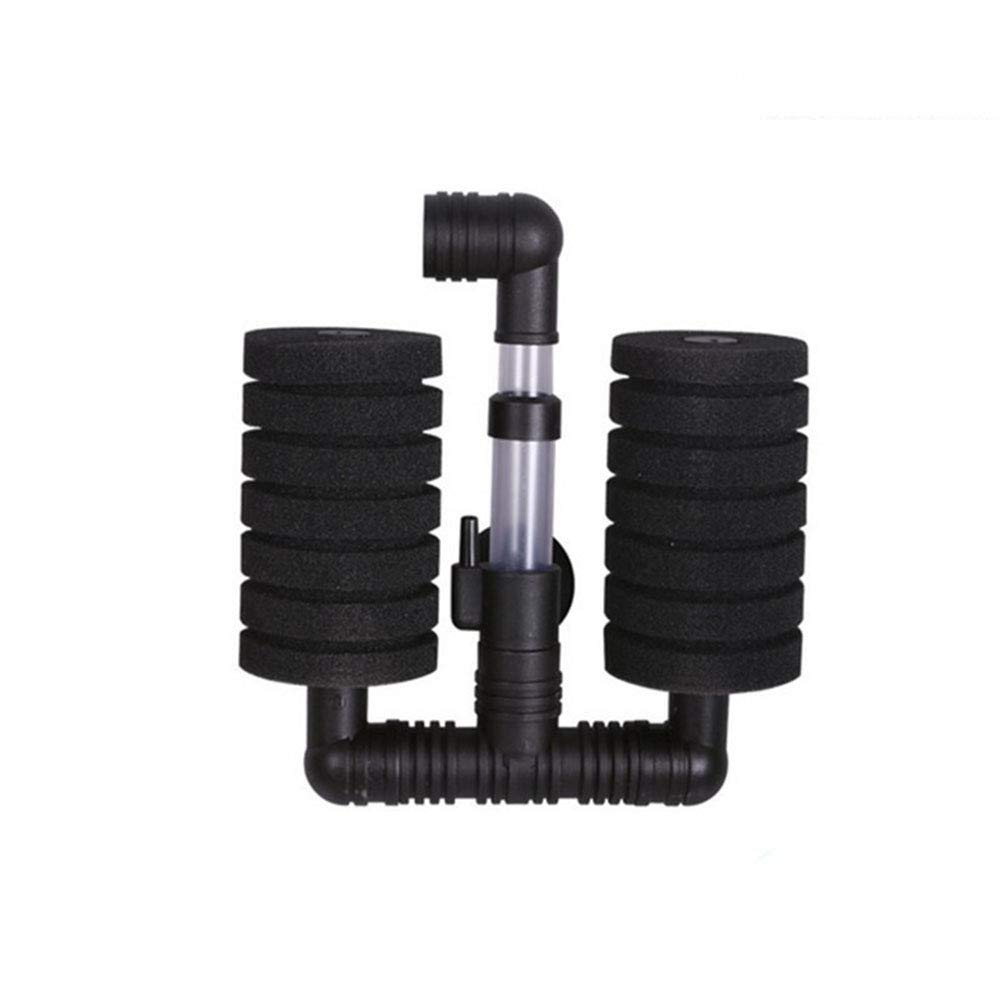 AKDSteelWall Hanging Double Head Bio Sponge Filter for Aquarium Fish Bowl -For pet