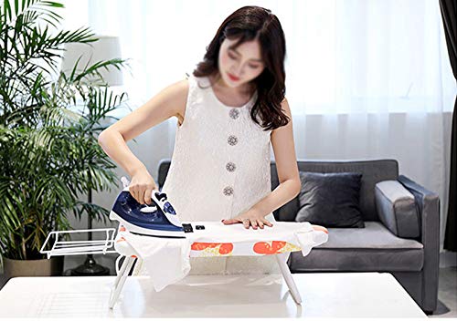 ASSE da Stiro con Vassoio, Tavolino da Stiro Pieghevole, Soggiorno, Camera da Letto, Guardaroba, Utensili da Stiro - Image 7