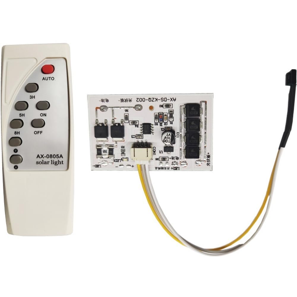 Aundhegrtt As Shown Solar Street Light Controller 15A Charging 10A Discharging Stepless Dimming 3.2V/3.7V 6.4V/7.4V Li-Ion Battery