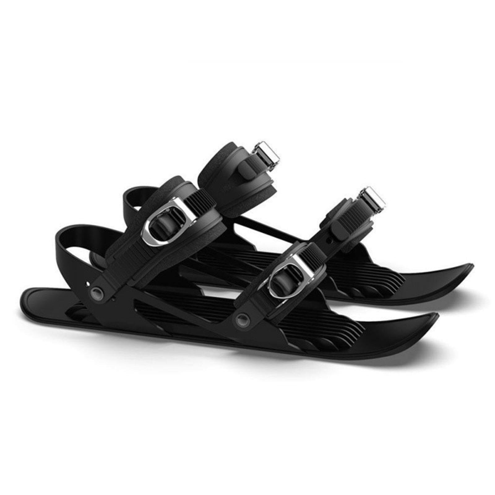 Scarpe da sci regolabili, mini pattini da sci per adulti, taglia unica, migliorano la tua esperienza di sci all'aperto con stile