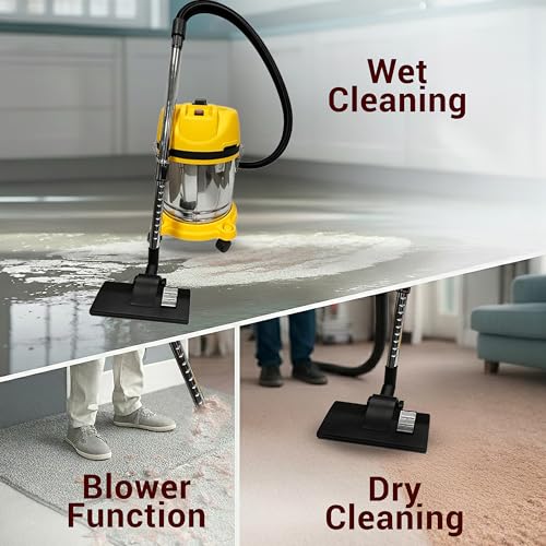 Image of ANT Smart Jet 11 Wet & Dry Vacuum Cleaner for Home & Commercial Use | 1500W Powerful Suction with 20L Tank, Multi-Surface Cleaning, HEPA Filter & Blower Function - Heavy Duty Floor, Sofa, Car Cleaning