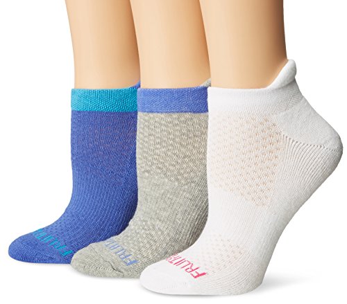 Fruit of the Loom Women's Standard Breathable No Show Tab Sock (3 Pack)