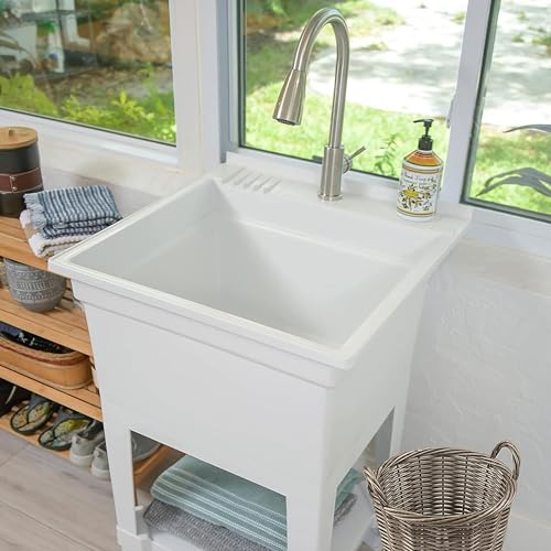UTILITYSINKS Freestanding Utility Sink - Quick Connect Drain - 24 x 24 in - image 5