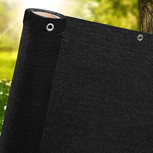 1m,1.5m, 2m wide privacy netting garden screening windbreak fencing 95 percent shade fence net black 2m x 50m