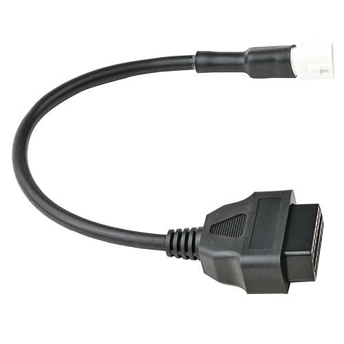 Miniatura 4 de OLLGGEN - Cable de diagnóstico de 3 pines para motocicleta, OBD de 16 pines a 3 pines, adaptador de escáner de diagnóstico compatible con Ya-maha