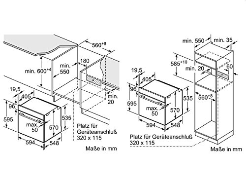Neff BCC1622MK Einbau Backofen Edelstahl inkl. Teleskopauszug Backrohr Küche – Bild 8