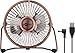 Goobay 55524 Ventilateur de bureau USB 4" pour rafraîchir votre bureau ou chambre à coucher Bronze