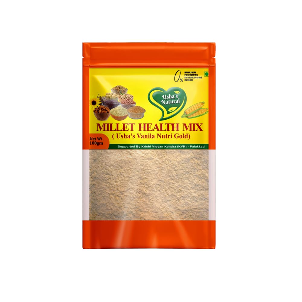 Vanilla Millet Health Mix | Nutritious Multigrain Drink | High Protein & Fiber | No Preservatives | Kids & Adults Friendly | 100% Natural | 750g Pack-image-33
