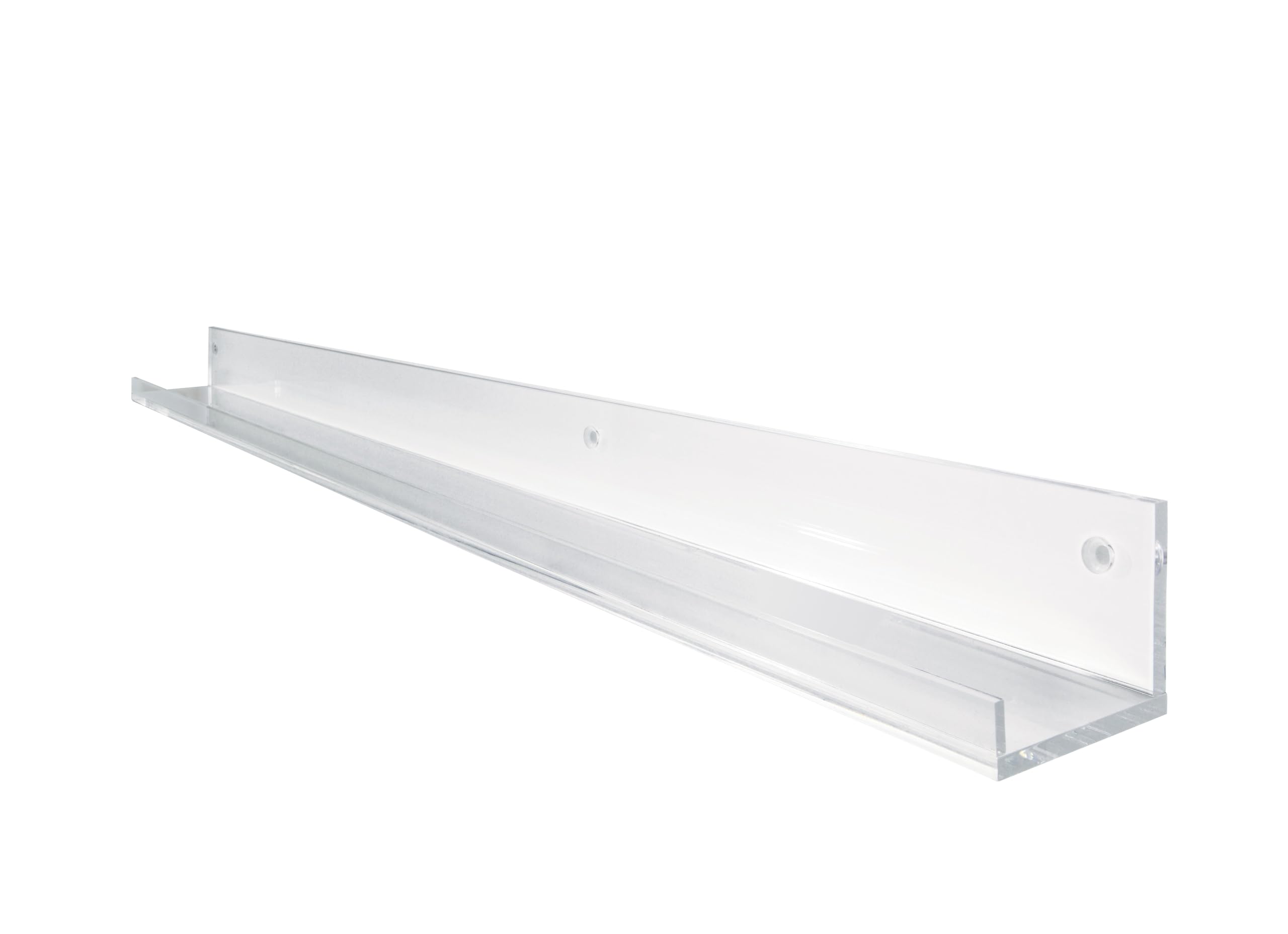SIGEL GA110 Picture Ledge Shelf for Decorative Objects, 1 m, clear, acrylic