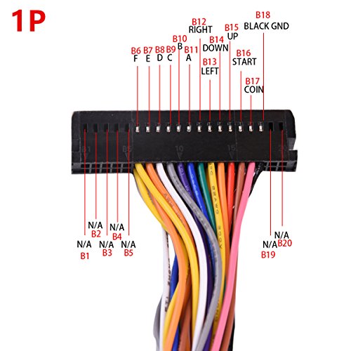 TAPDRA Pandora's Box 9 Arcade Board, 1500 Retro Classic Vintage Multi Video Games, Arcade Cabinet Console Machine DIY Kit, with Harness Cable/Power Switch Adapter, HDMI VGA 720P LCD Monitor