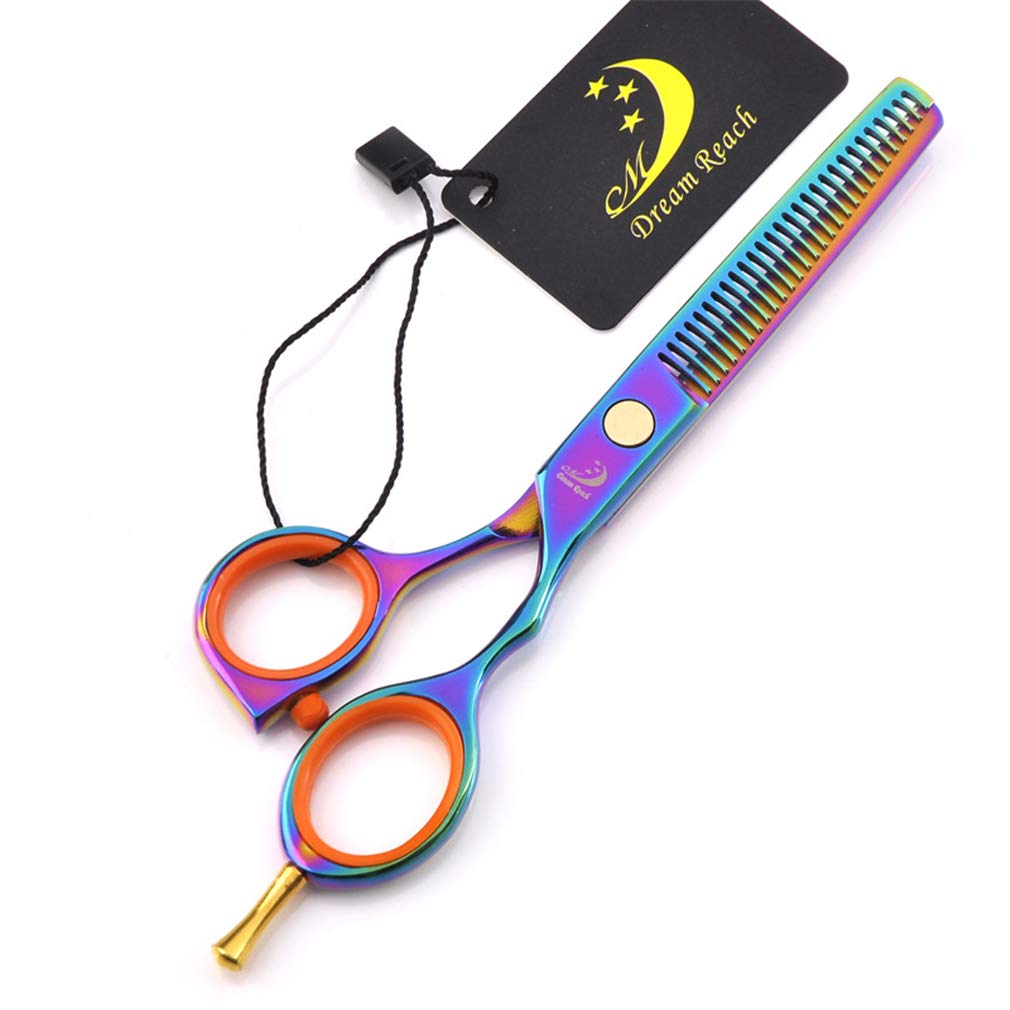 Haarschneideschere, 5,5 Zoll Gerade Schere Und Zähne Schere Styling-Tool-Kit, Durchforstung/Texturizing Schere (Licht Und Sharp), Für Friseurbedarf, Home Use, Salon