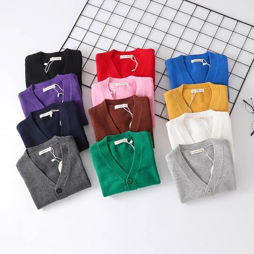 Toddler Girl Sweater Cardigan Knit Sweater Girl Fall Clothes Comfortable Soft Cute Button Front Tops3