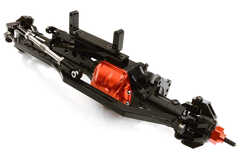 Integy RC Upgrades for Axial, Billet Machined Complete Front Axle Assembly for Axial 1/10 RR10 Bomber 4WD