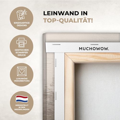 MuchoWow© Leinwand Bilder Groß XXL Wanddeko Wohnzimmer Aesthetic Room Decor – Bild 3