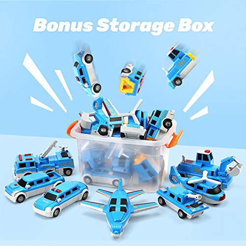 image for CUTE STONE Take Part Toys Vehicles, Magnetic Toy Playset, Mix and Matc