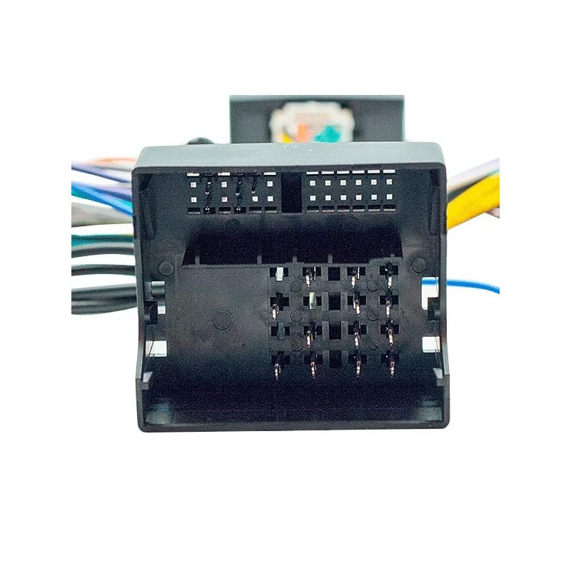 Sound way Fascio Cavo Adattatore CAN BUS comandi a volante compatibile con Audi A3 2004-2008 / A6 2004-2006 / TT 2004-2014 / A4 2002-2008 / B6 B7 S4 B7 B6 RS4 B7 / Seat Exeo Autoradio Android 16 pin