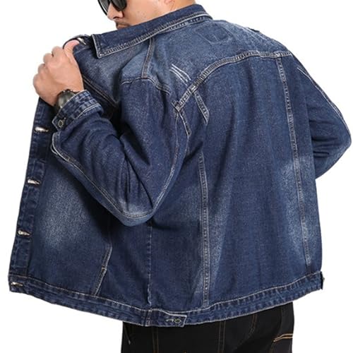 Chaqueta de mezclilla para hombre DGHM-JLMY azul miniatura 2