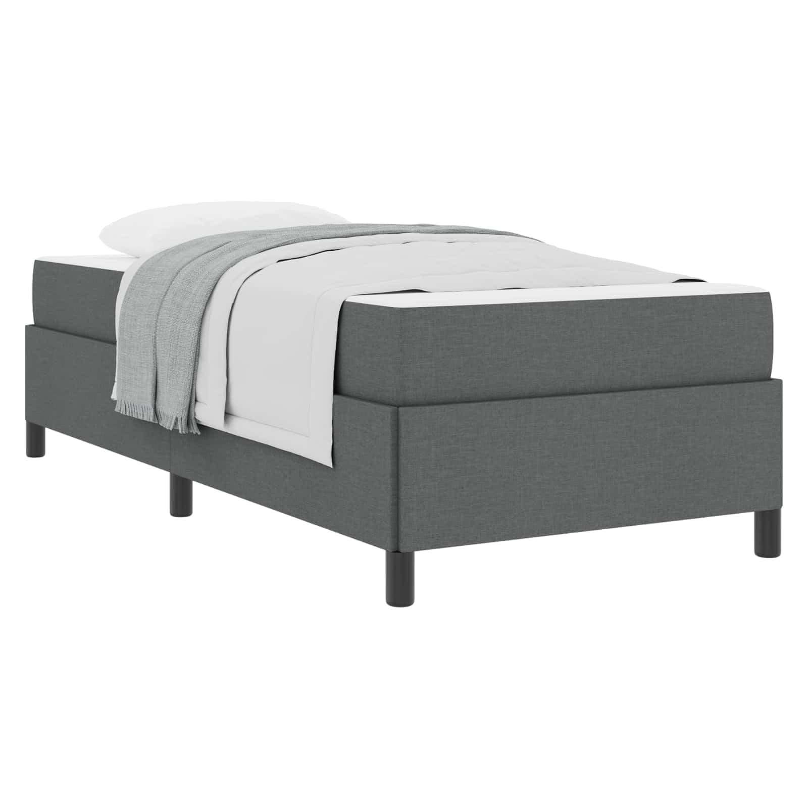 Tkanina z drewnopochodnym stelażem Nowoczesny design Ciemnoszary 80x200