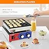 SICHI Mini Pancake Maker Machine with 550FHeating and Timer Control, 25PCS Electric Commercial Dutch Pancake Baker with Nonstick,110V Dutch Pancake Cooker for Restaurant and Kitchen,Dessert Breakfast