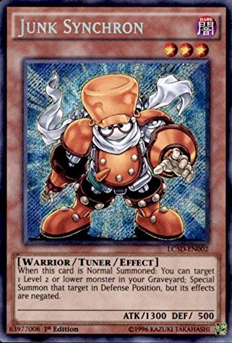 YU-GI-OH! - Junk Synchron (LC5D-EN002) - Legendary Collection 5D's Mega Pack - 1st Edition - Secret Rare