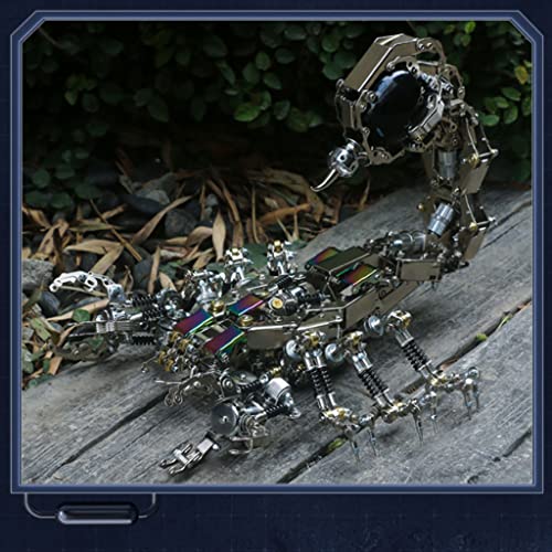 Gioco di Puzzle Puzzle a Forma di Scorpione per Adulti 1000 Pezzi e Oltre Puzzle 3D in Metallo con Altoparlante Bluetooth Puzzle 3D per la Decorazione del Tempo