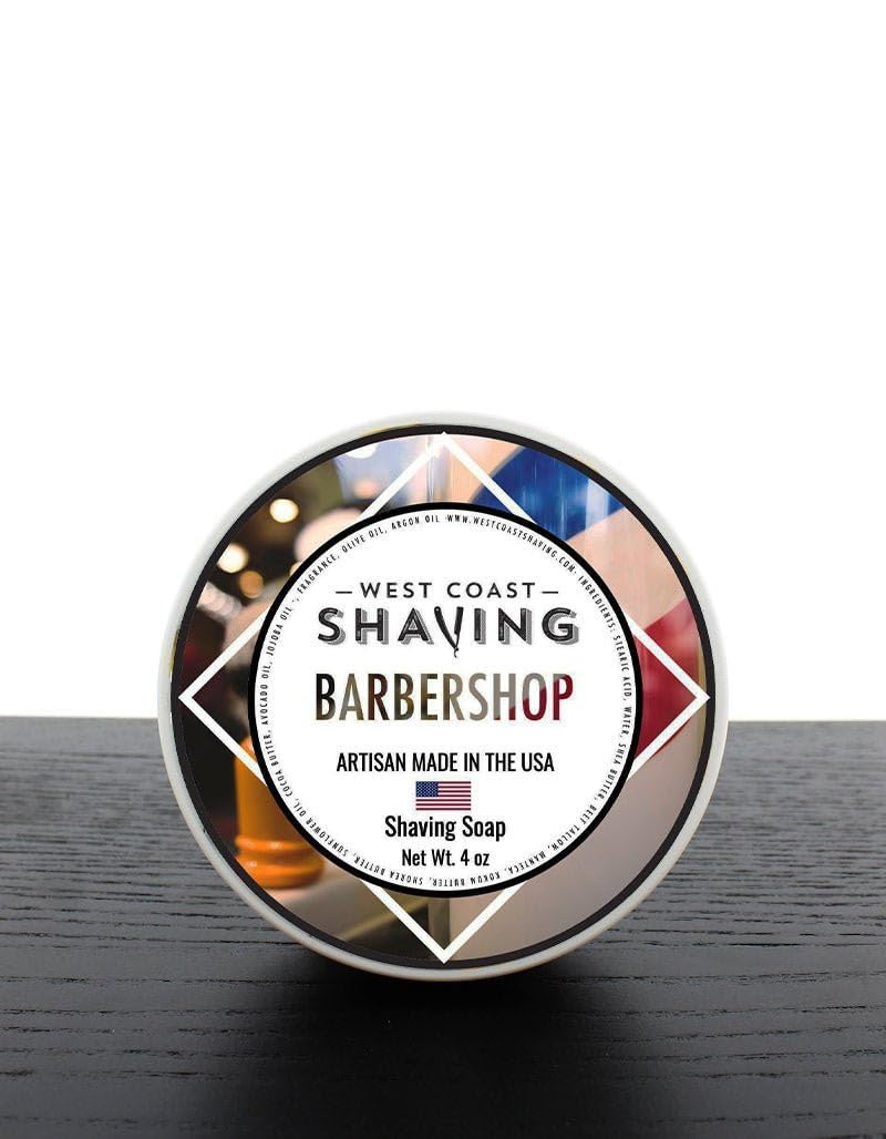 Barbershop Shaving Soap, Hydrating Tallow Based, Skin Nourishing Butters and Oils, 4oz.
