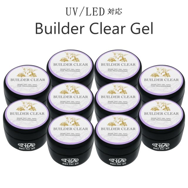 Amazon | 10個セット エンジェル ソフトジェル ビルダークリア