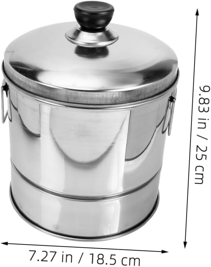GLEAVI Stainless Steel Rice Steamer with Lid Sticky Rice Cooking Pot for People Multi Functional Sushi Server Steamer for Kitchen Use and Easy to Handle