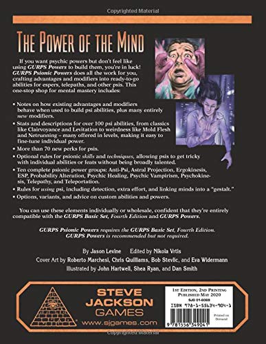 Gurps Psionic Powers #TOP1