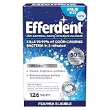 Efferdent Denture Cleaner Tablets – Deep Clean...