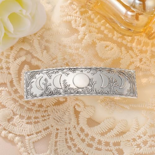 Amaxer Moon Phase Hair Accessories - Night Sky French Barrettes And Styling Clips thumb #2