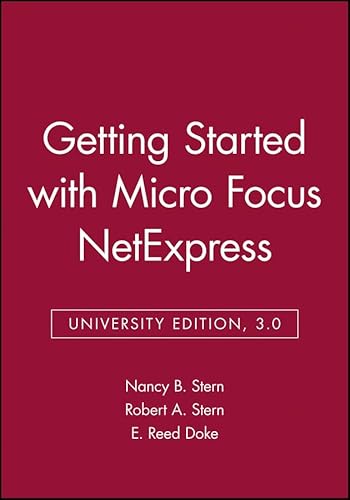 Getting Started with Micro Focus Netexpress, University Edition, 3.0