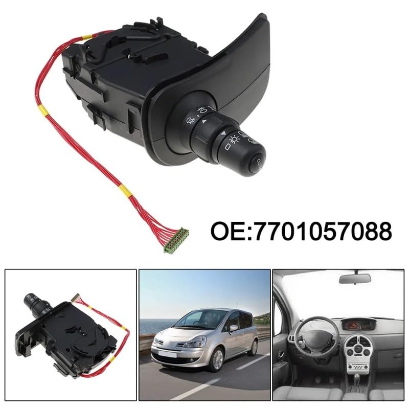 Fallo en intermitentes Solución con interruptor de faros Renault Kangoo III 1.5dCi 3