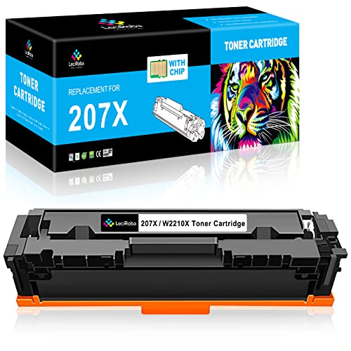 LeciRoba 207X (with Chip) for HP W2210X W2212X W2213X W2210A W2212A W2213A 207X 207A Toner for HP Color Laserjet Pro MFP-M283fdw MFP-M283fdn MFP-M282nw