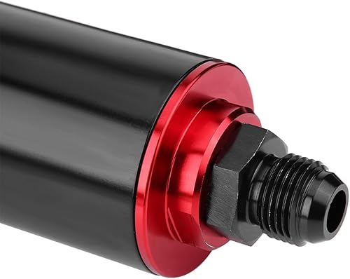 Miniatura 6 de AUCELI Filtro de combustible de gas en línea de 50 mm, filtro de aire con adaptador 6AN 8AN 10AN, accesorios de filtro de combustiblegasgasolina de